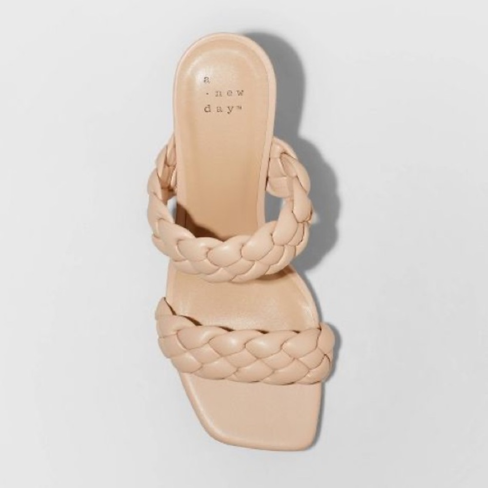 A New Day Women's Basil Mule Heels Size 7.5 - Picture 3 of 13